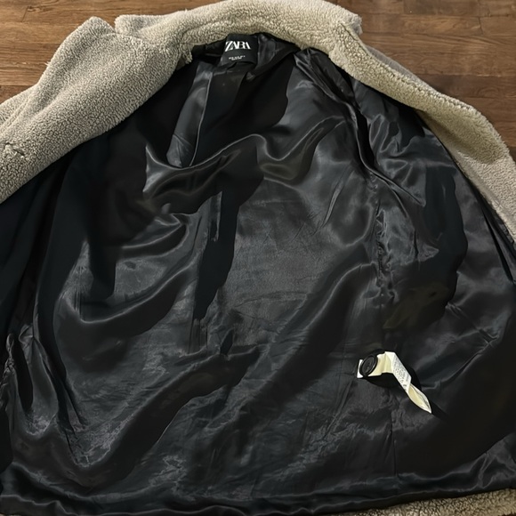 Zara teddy coat - Picture 4 of 4